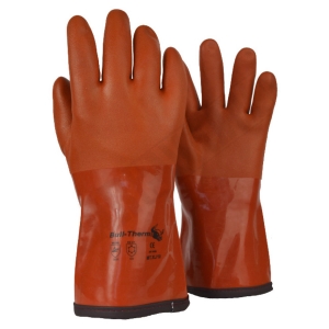 Gevoerde Handschoen PVC 10.385 - Oranje